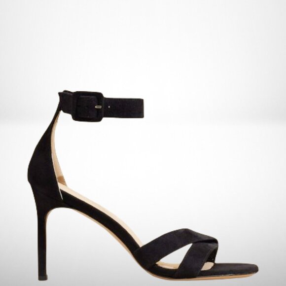 BANANA REPUBLIC ITALIAN CRAFED TERRAZZO SUEDE HIGH-HEEL SANDAL - SIZE 9 - Picture 2 of 12